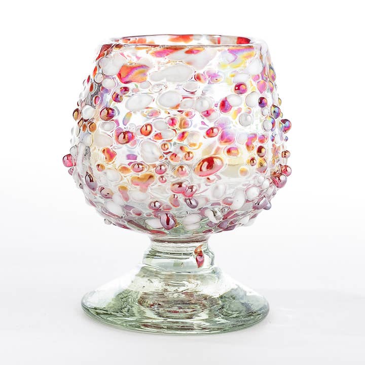 MEXTEQUIL - Wholesale Shot Glass - Hand Blown Shot Glasses Mini Copitas Set of 4- 2Oz -Christmas11