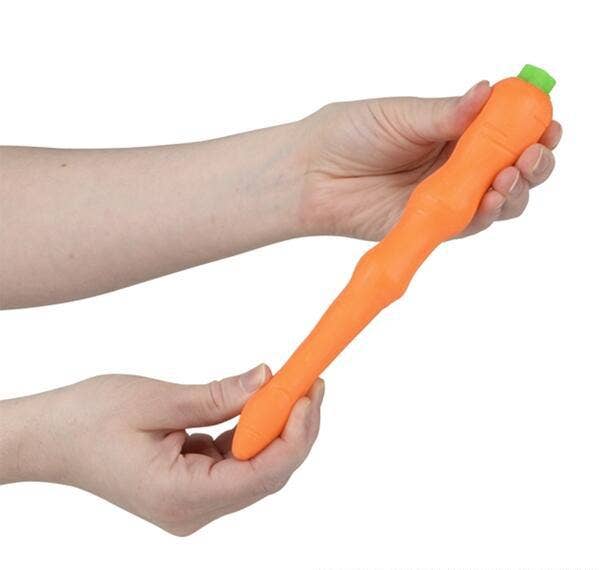 La Luna Bella - Toys - Vente Jouet classique – enfant - Jouets pour enfants LLB STRETCH AND SQUEEZE CARROT 5,5 pouces3