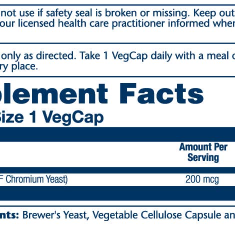 Solaray - Wholesale Oral Supplement/Vitamin - GTF Chromium 200mcg2