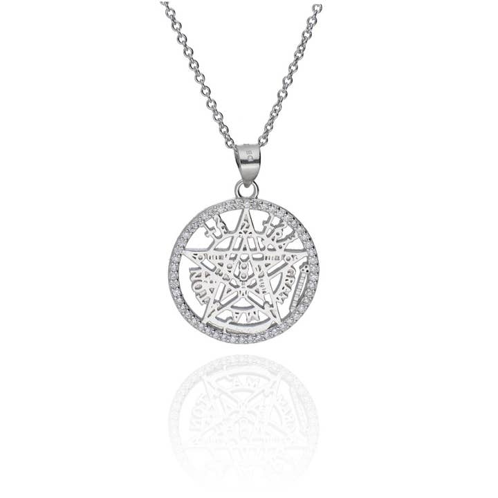 Sterling Silver Tetragrammaton Essence Choker for wholesale by Las Joyas de Amanda