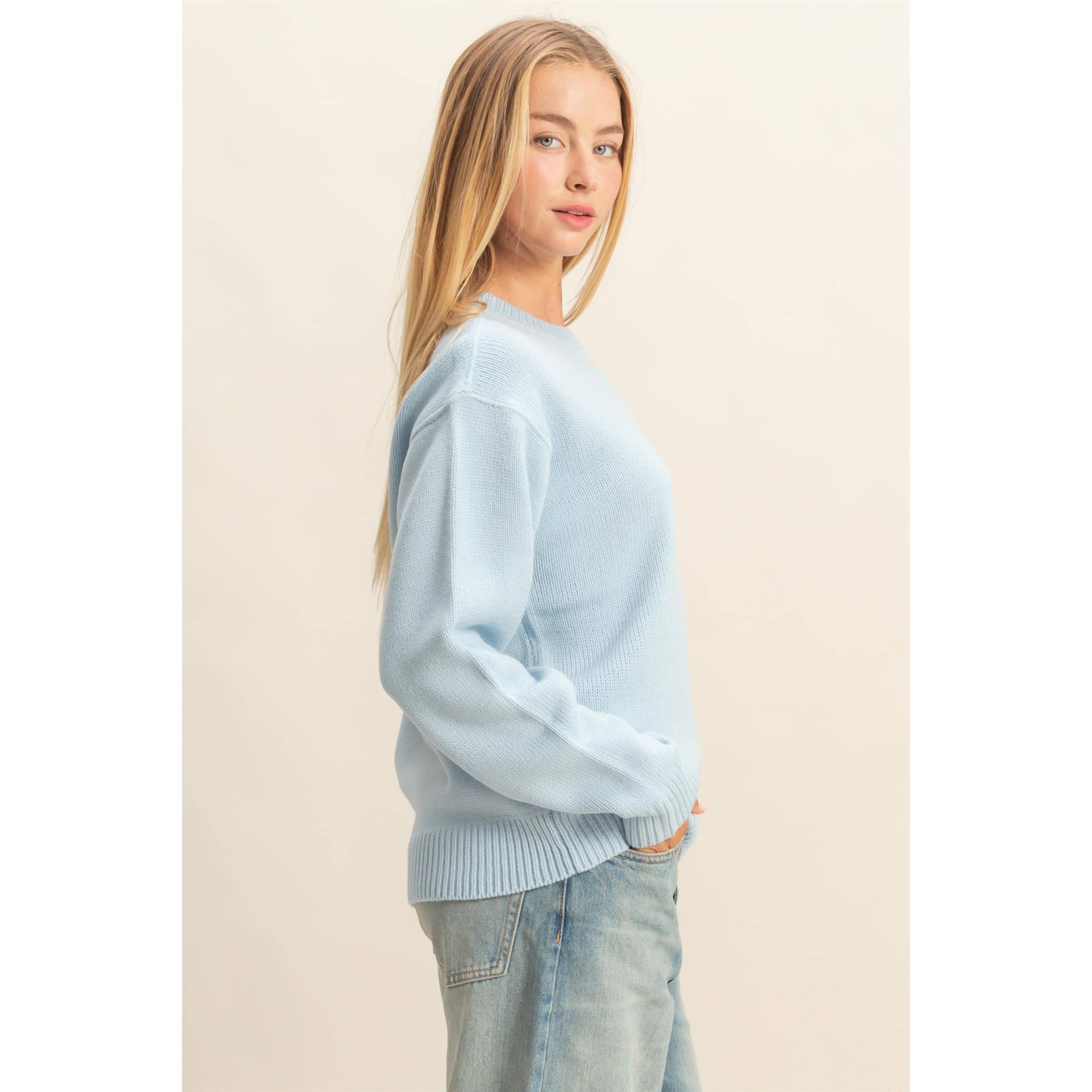 HYFVE - Wholesale Knit Sweater - Women's - Crew Neck Sweater1