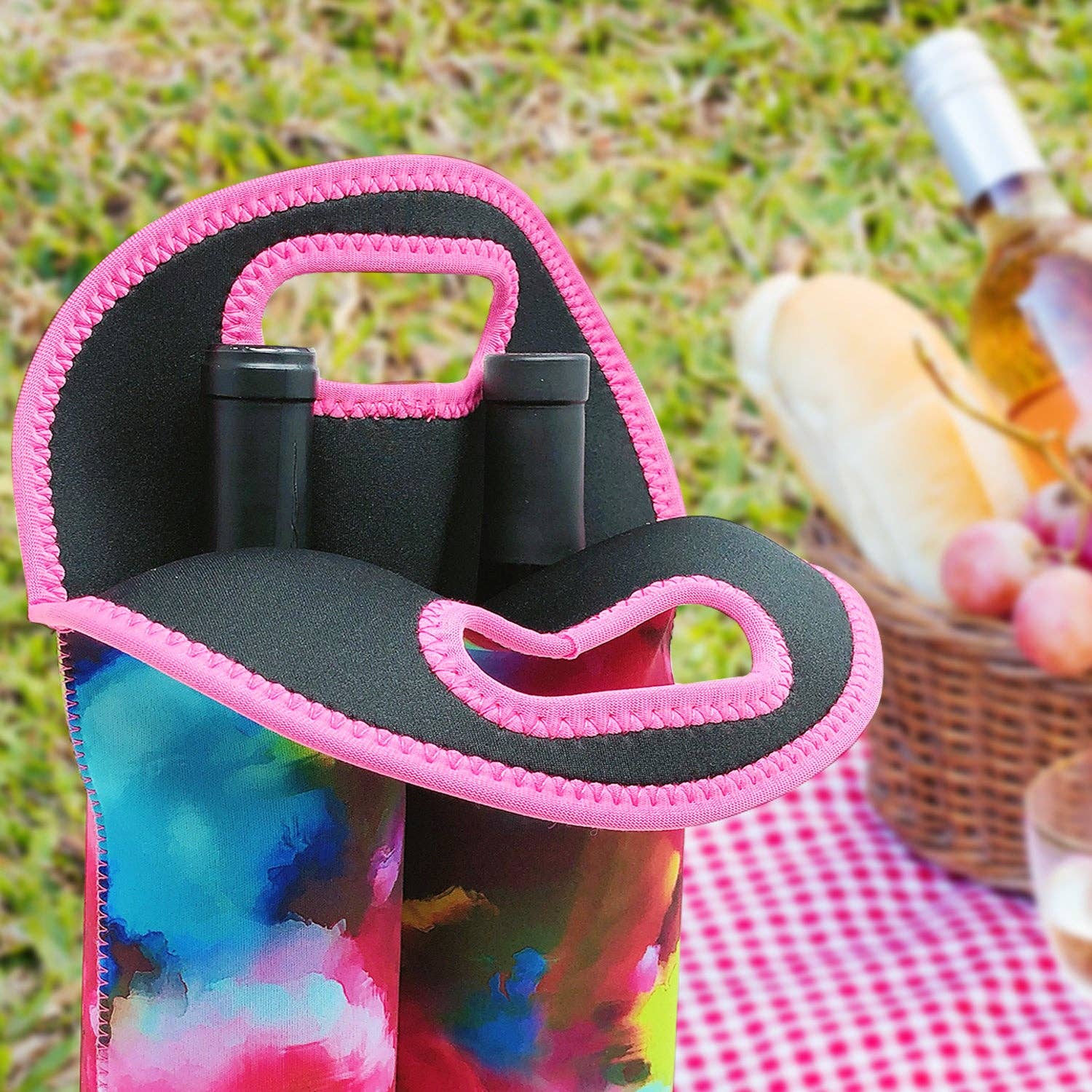 Wrapables.com - Wholesale Wine Tote - Wrapables Insulated Neoprene Wine Tote9