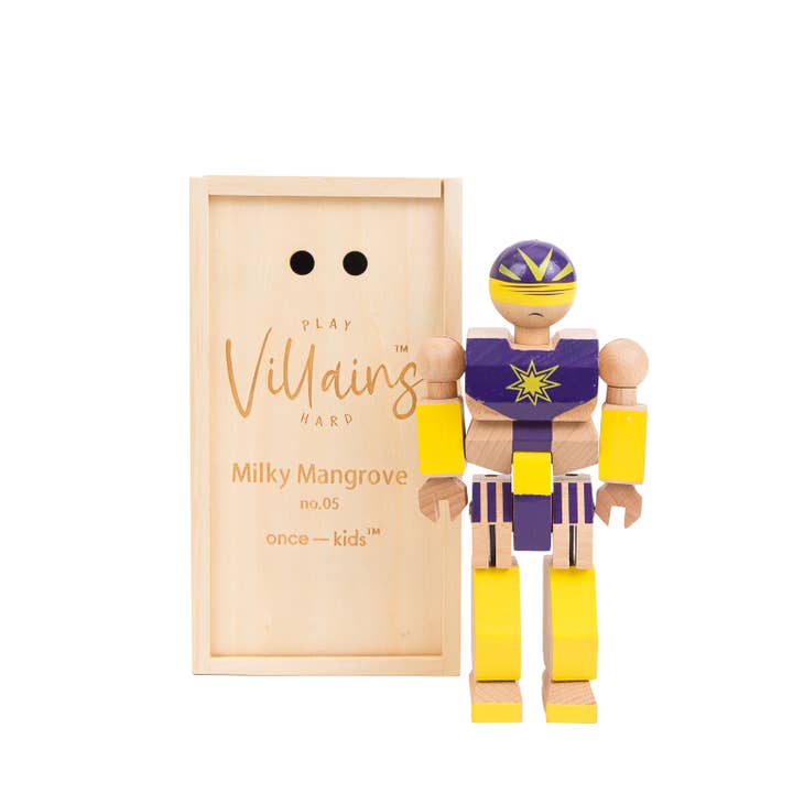 Once Kids - Vente Jouet en bois – enfant - Playhard Villains #5 Mangrove laiteuse8