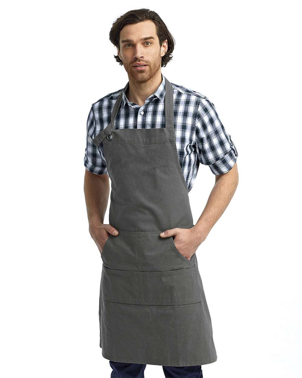 MYES BULK APPAREL - Wholesale Apron - Artisan Heavy Cotton Apron – Adjustable Neck and Multi-Pocke2