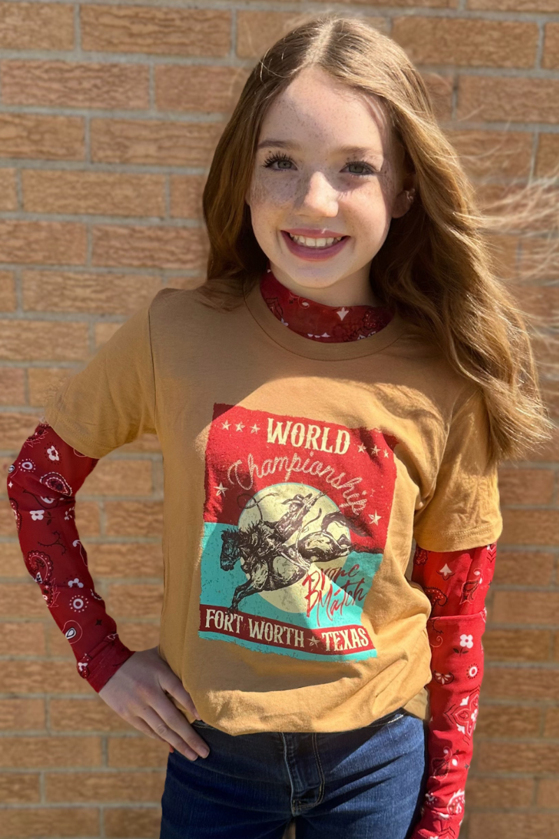 Sterling Kreek - Wholesale T-shirt met zeefdruk - Kinderen - Bronc Match T-shirt Kinderen1