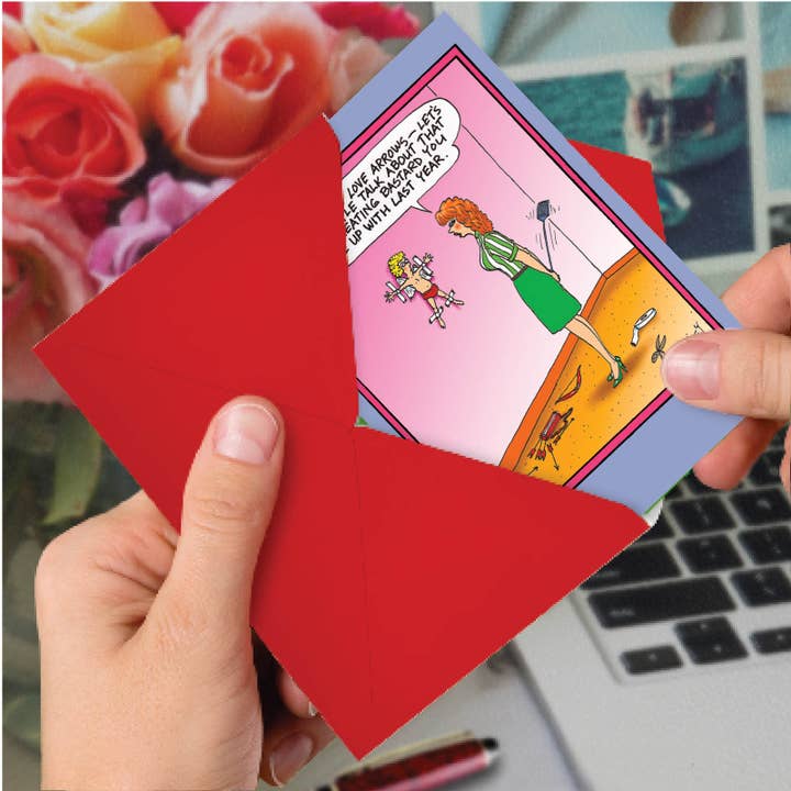 NobleWorks - Vendita all'ingrosso Biglietti per San Valentino - Biglietto di San Valentino - Lying Cheating Bastard