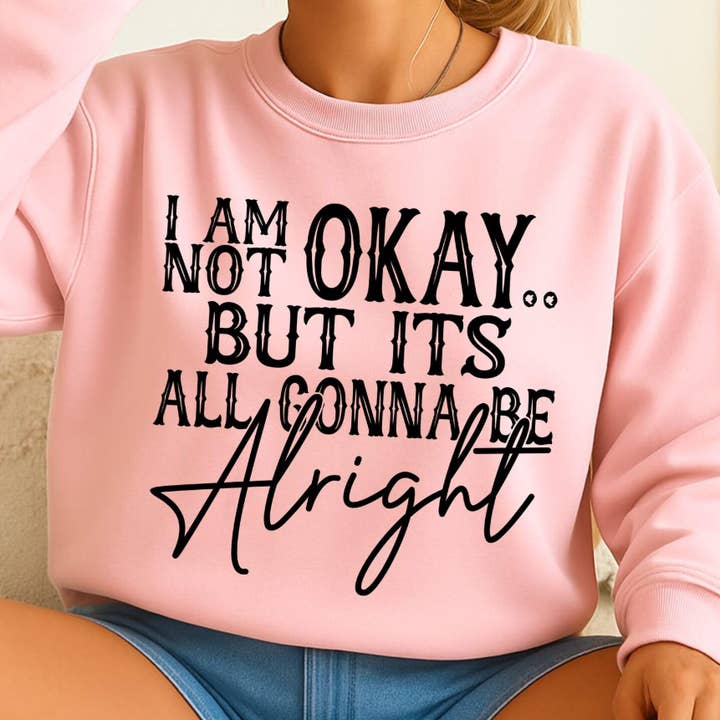 I am not OK Sweatshirt, Jelly Roll Fan, Country Music Fan for wholesale by LakeDazes