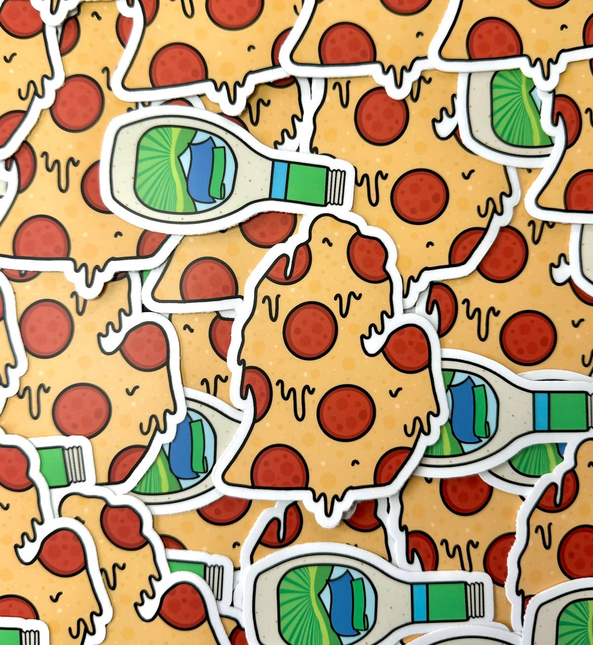 Stuck on Michigan - Wholesale Sticker - Pizza + Ranch Michigan Waterproof Sticker — Original Design2