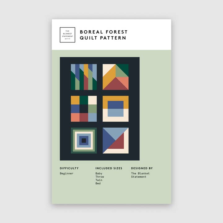 Boreal Forest Paper Pattern for wholesale by The Blanket Statement