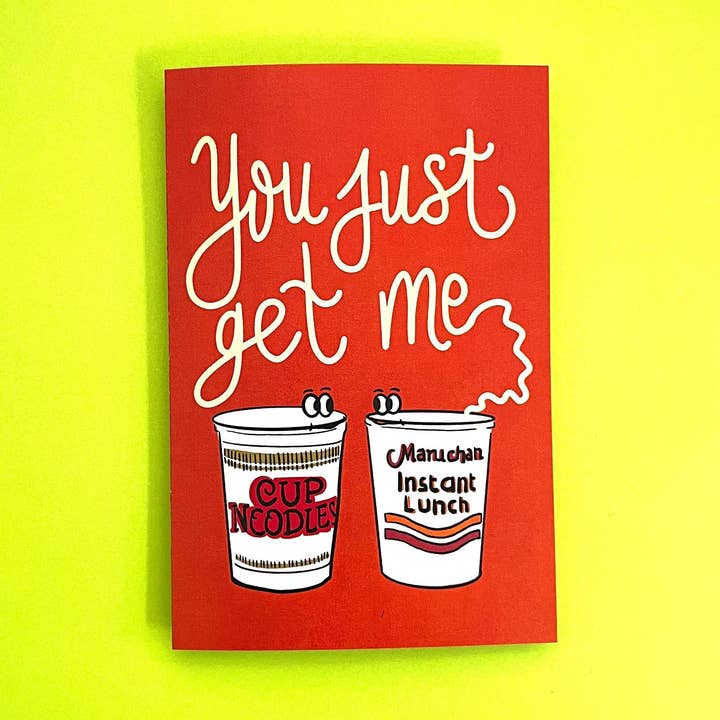 You Just Get Me - greeting card for wholesale by Hello Herren