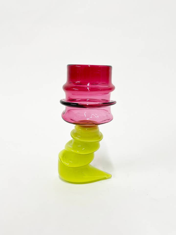 Deflated Goblet #4 for wholesale by Sticky Glass