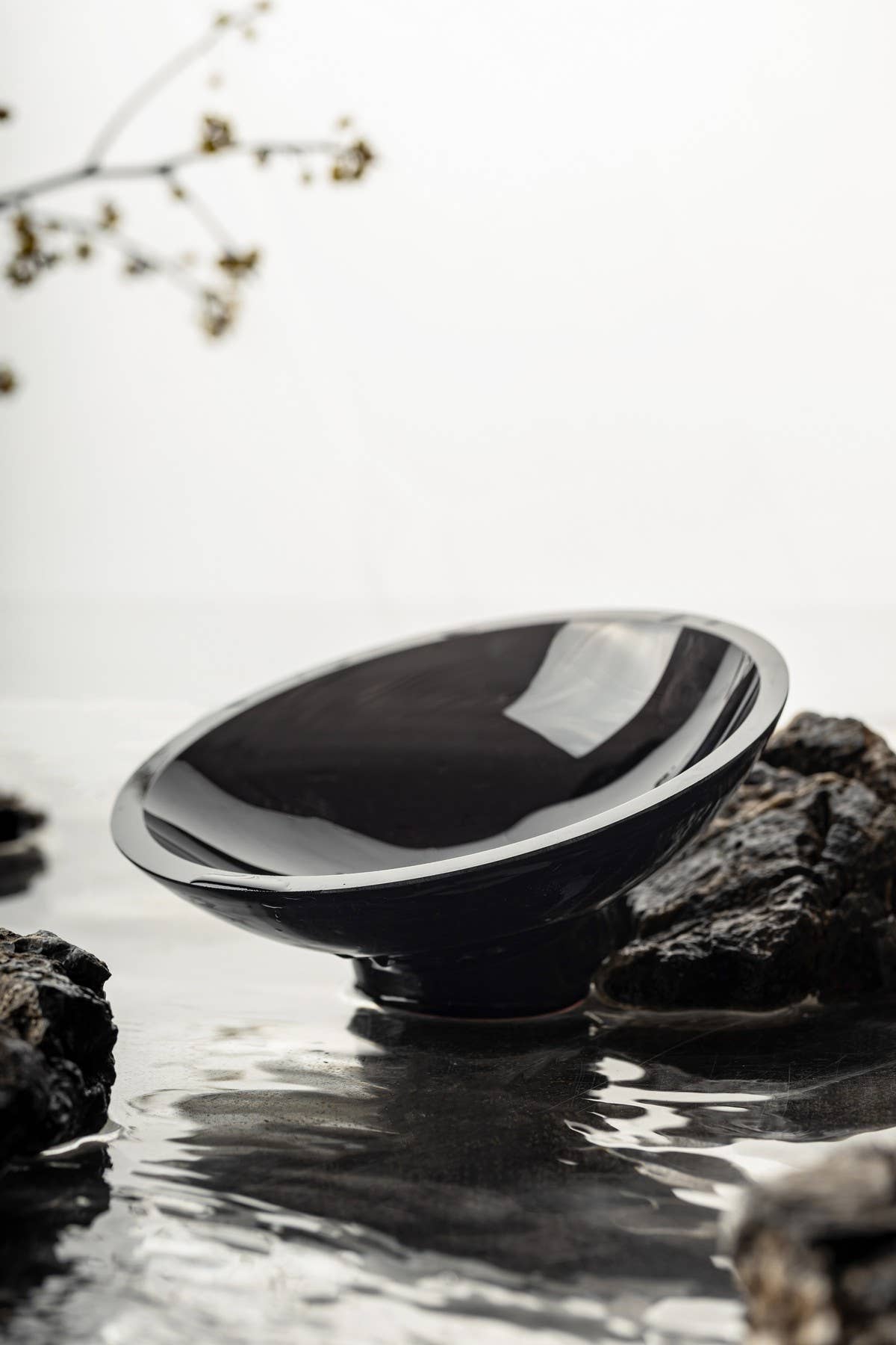 Element Accessories EU – Großhandel Dekorative Platte/Teller/Schüssel – Innovative Designschale aus hochwertigem Glas, RUD106