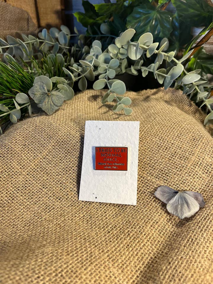 Emalje Pin - Jeg Prøvede At Være Normal Engang for engroshandel hos Scribe & Grow