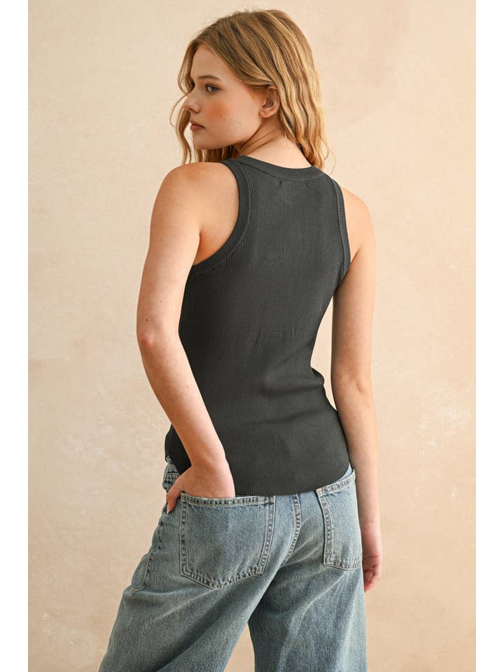 MIOU MUSE - Wholesale Tank Top - Women's - MMT1242 CLASSIC RIBBED TANK TOP27