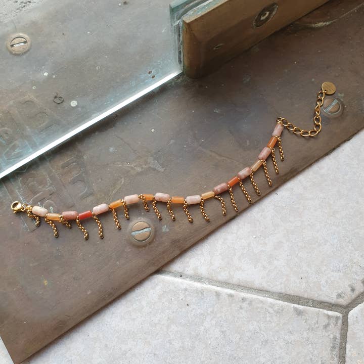 Zachée – Armband i naturliga stenar för wholesale av matins parisiens