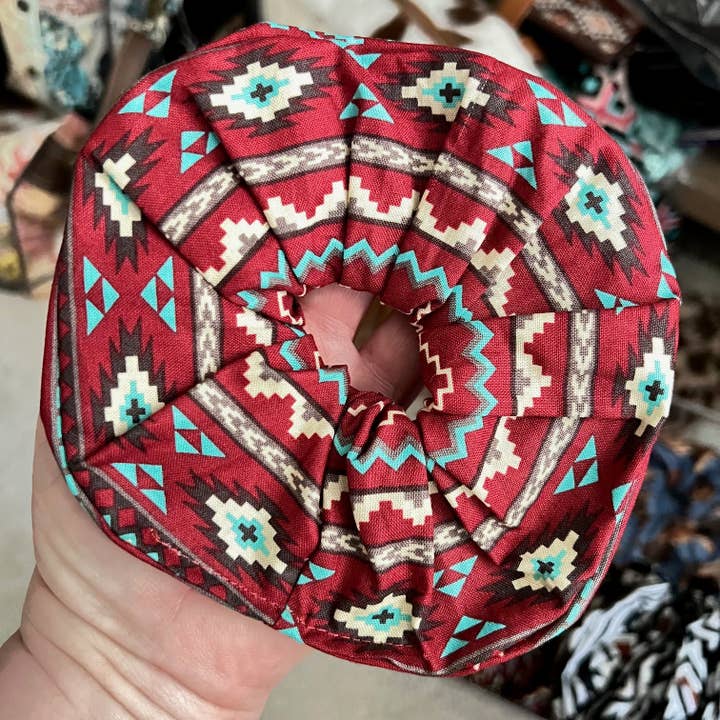 Cedar Hill Country Market - Wholesale Scrunchie - Women's - Western Scrunchies Hair Ties - Variety Colors6