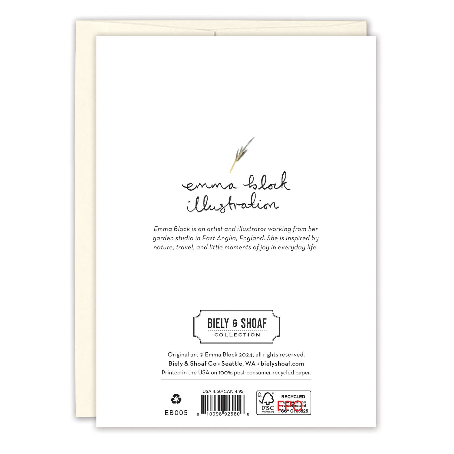 Biely & Shoaf – Engroshandel Fødselsdagskort – Shore Landscape fødselsdagskort2