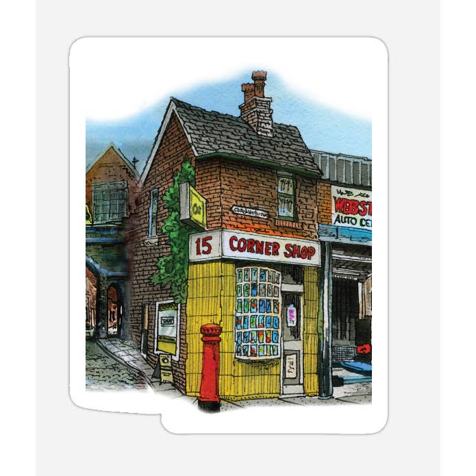 Totally Toronto Art/Sassy City Studio - Wholesale Retailer display – Paper & novelty - Corrie Magnet & Sticker Collection | Coronation Street Gifts8