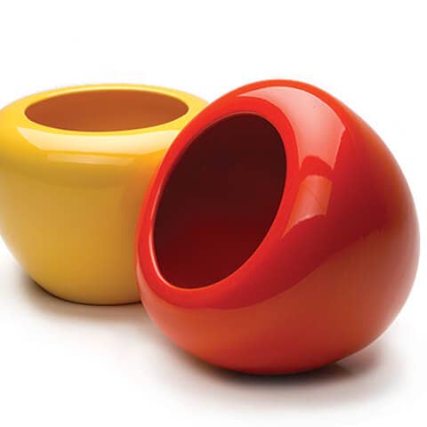 Bol à roses pour la vente par Bauer Pottery