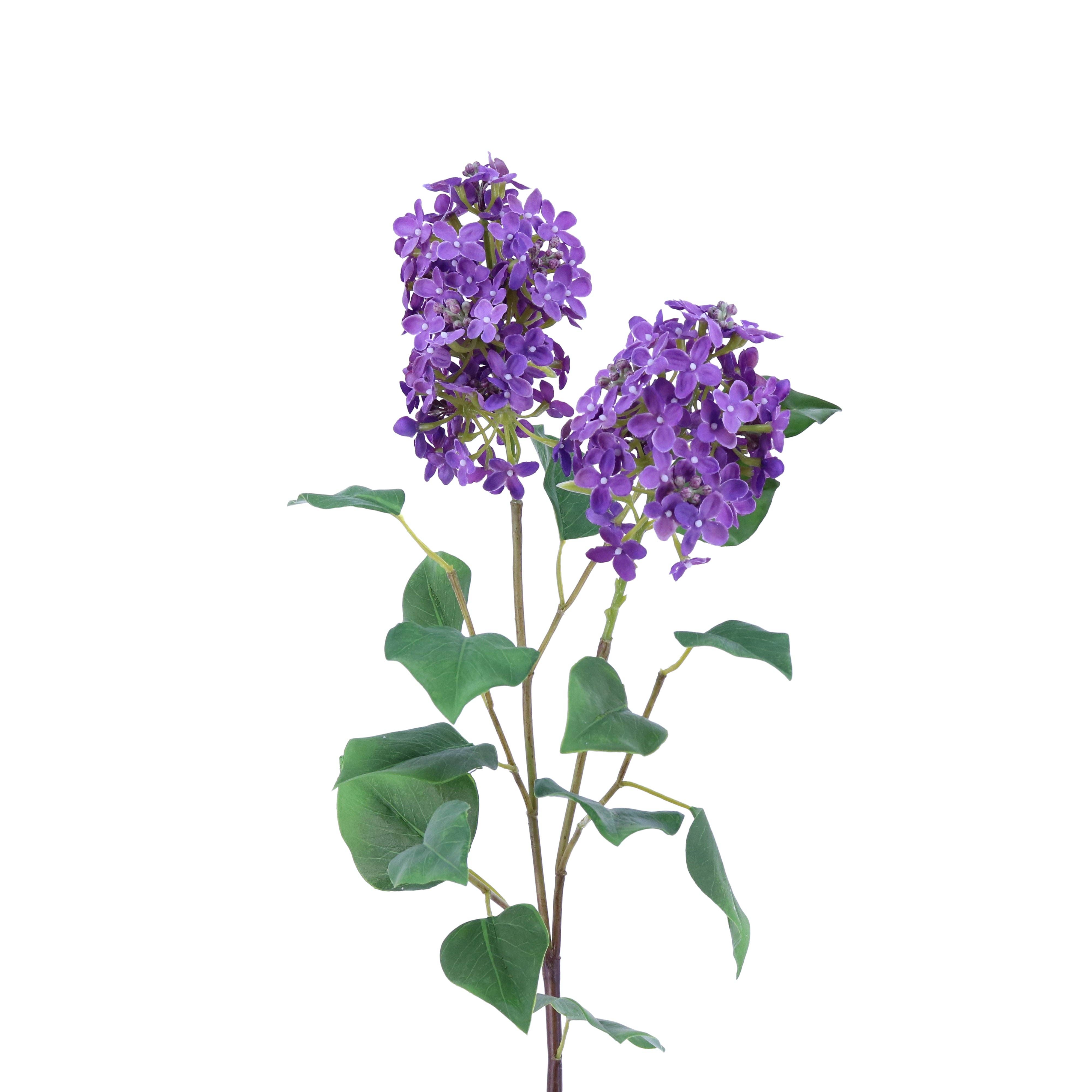 Green Import Limited - Wholesale Artificial Flowers - FL11771 LILAC SPRAY w/LVS,32in-12/72P3