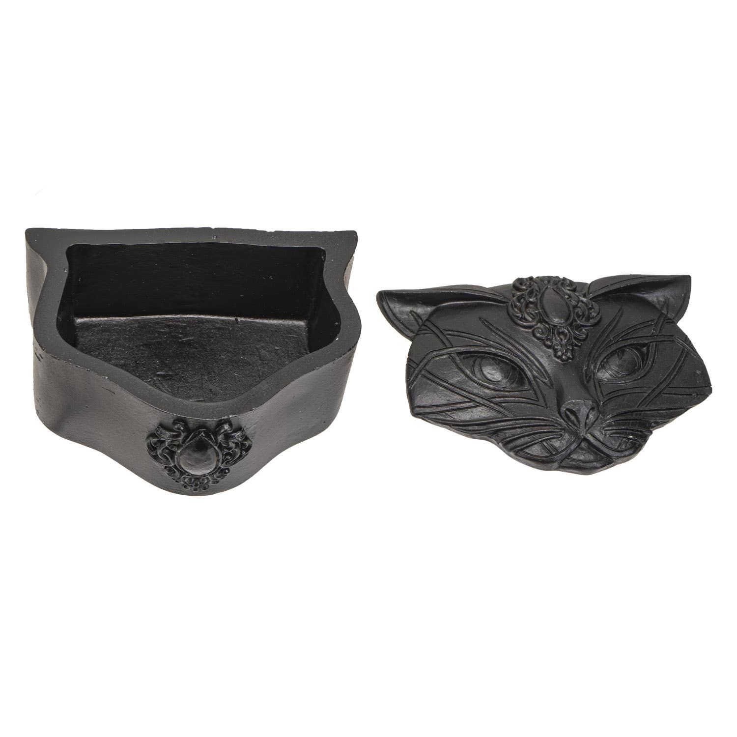 Pacific Trading – wholesale Jewellery box/organiser – Sacred Black Cat Trinket Box1