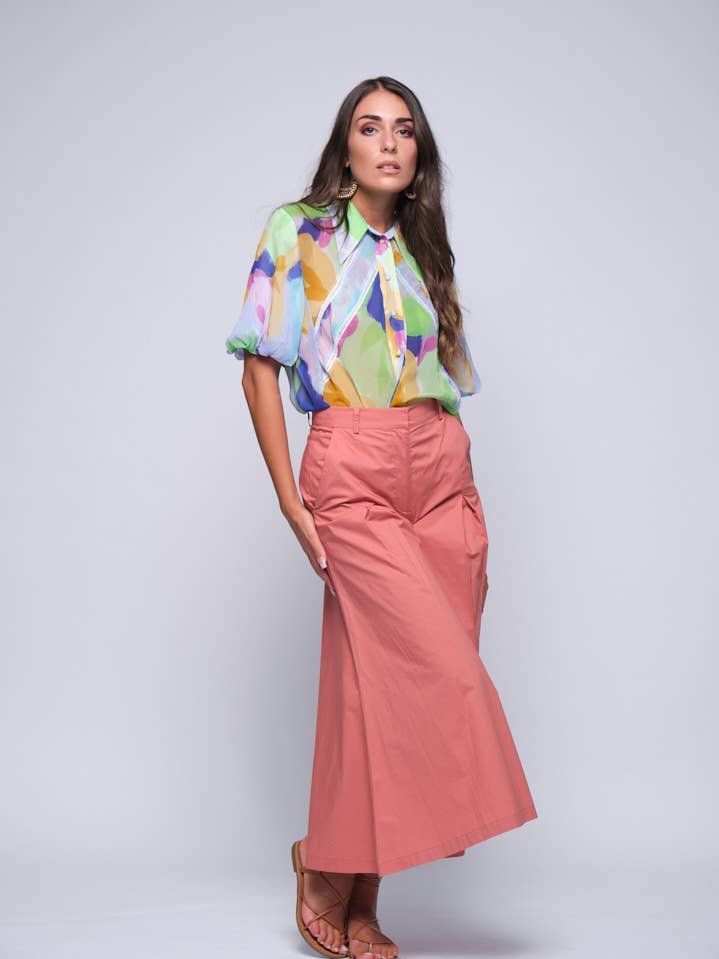 Miawhitemilano - Venta al por mayor Pantalones - Mujer - Pantalones midi de algodón