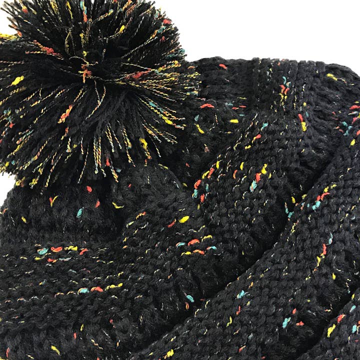 Wrapables.com - Wholesale Beanie - Women's - Wrapables Warm Knit Confetti Beanie with Pom Pom34