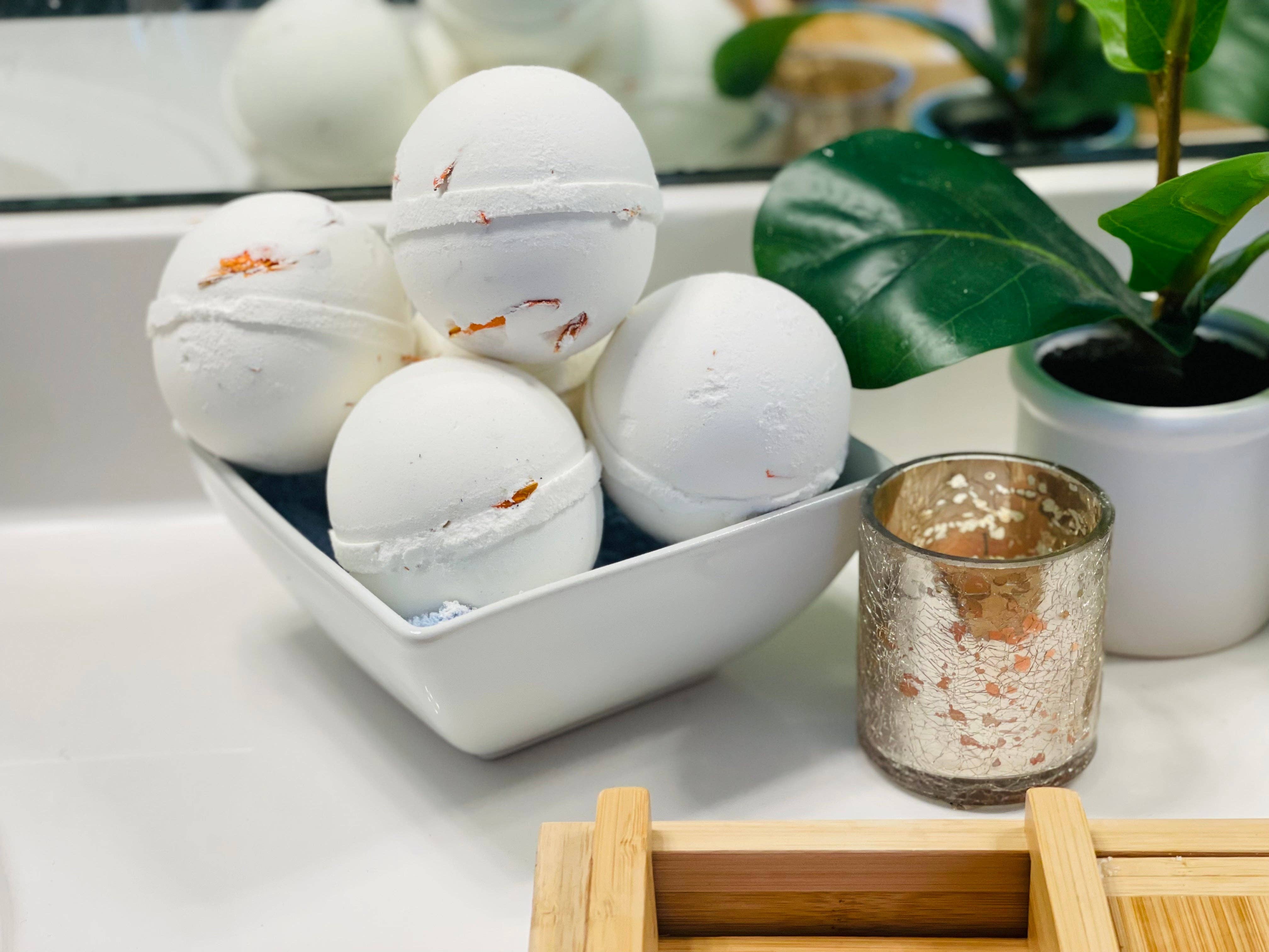 Bathology by Yaphiah – wholesale Bath bomb/fizz – Orange Lilly Zing Bath Bomb0