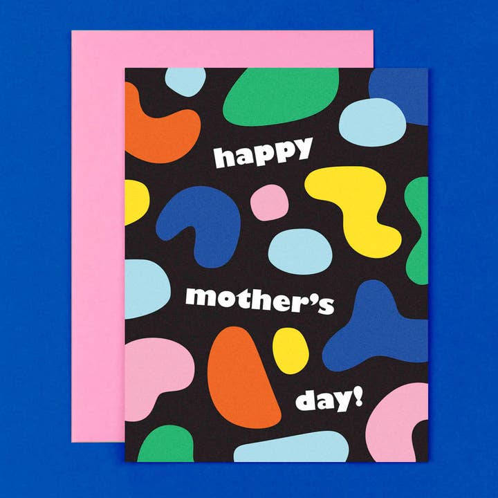 My Darlin' - Venta al por mayor Tarjetas del Día de la Madre - Formas del Día de la Madre • Tarjeta Abstracta de Blobs para Mamá o Mami