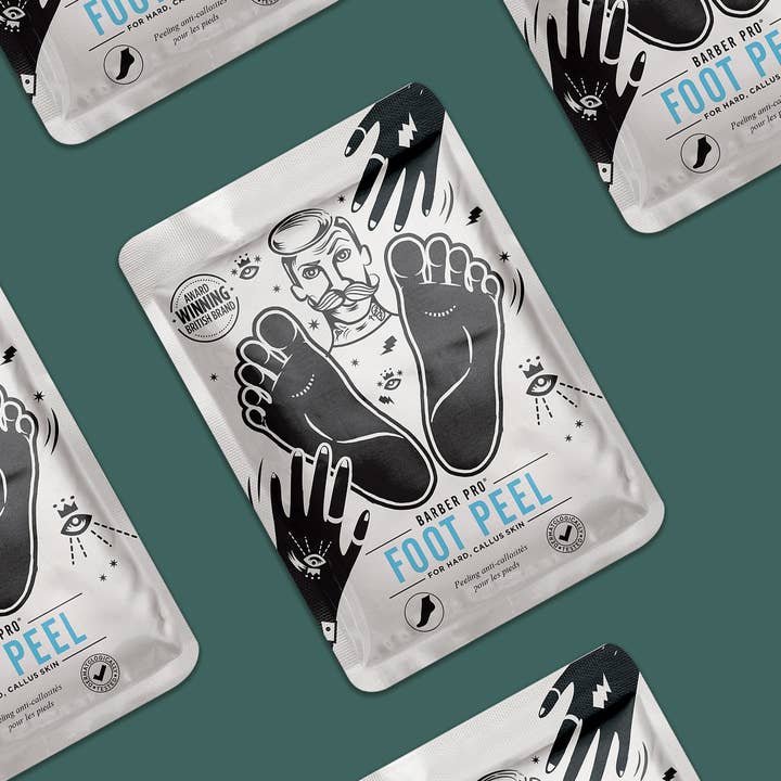 BARBER PRO - Wholesale Foot Mask - BARBER PRO Foot Peel - Prep the feet for Summer!