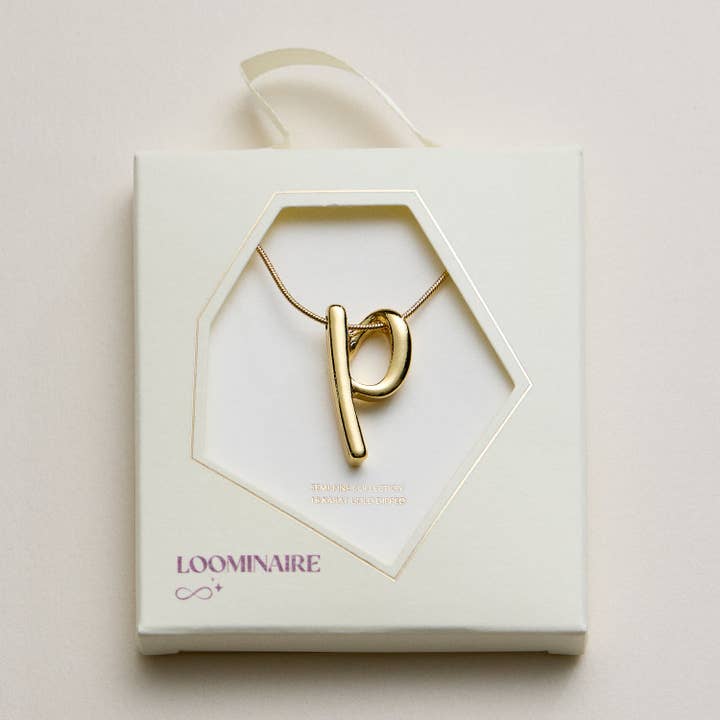 Frem - Wholesale Pendant/Charm Necklace - A Set of 16 Letters Gold Dipped Necklace – Gold & Silver Alphabet Charm Jewelry38