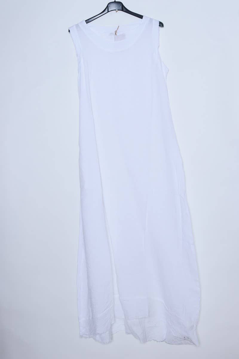 LÉA & LUC - Vendita all'ingrosso Vestito - Donna - Abiti lunghi senza maniche in lino 100% REF.43182