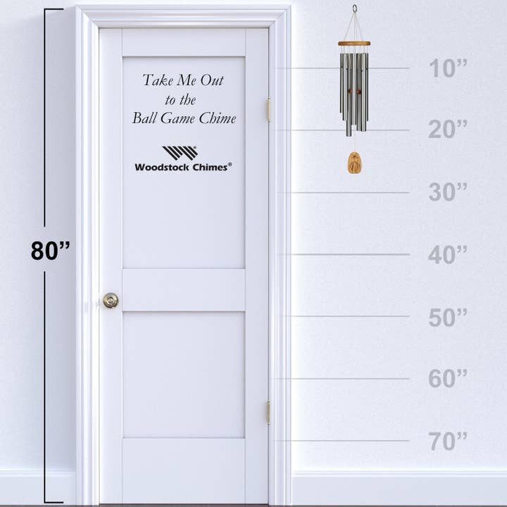 Woodstock Chimes - Wholesale Wind Chime - Take Me Out to the Ball Game Chimeâ„¢