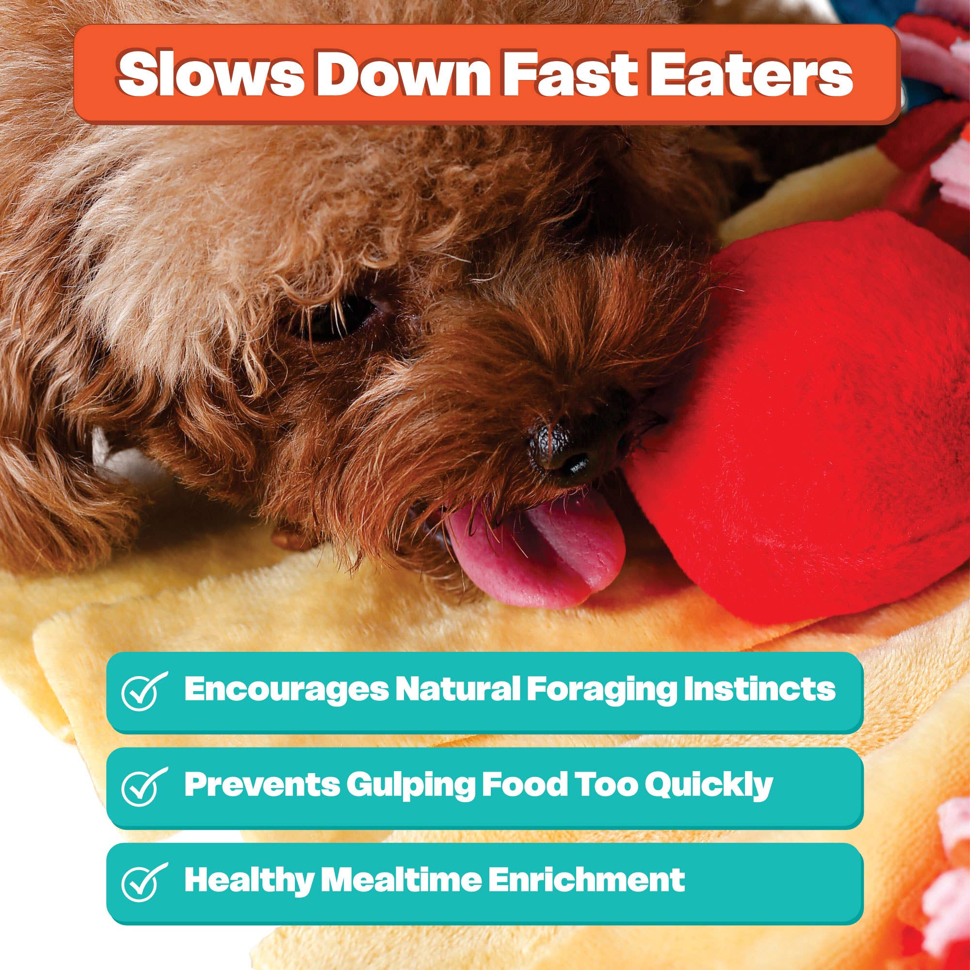 LUFTPETS - Wholesale Pet Plush Toy - Dog - Pasta Snuffle Toy for Dogs – Crinkly & Squeaky Enrichment 10