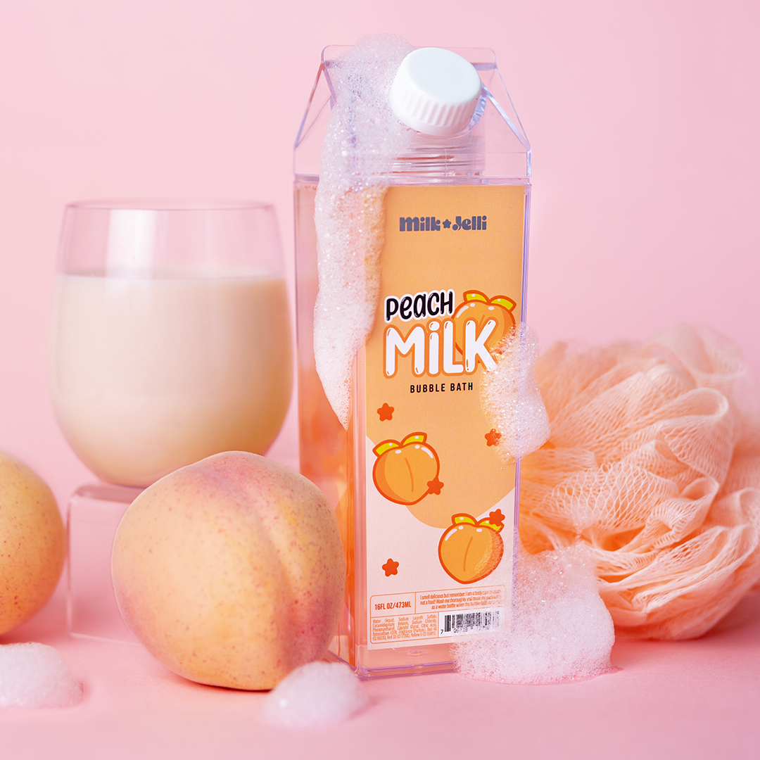 Milk Jelli - Wholesale Bubble Bath - 🍑 Peach Milk - Bubble Bath1