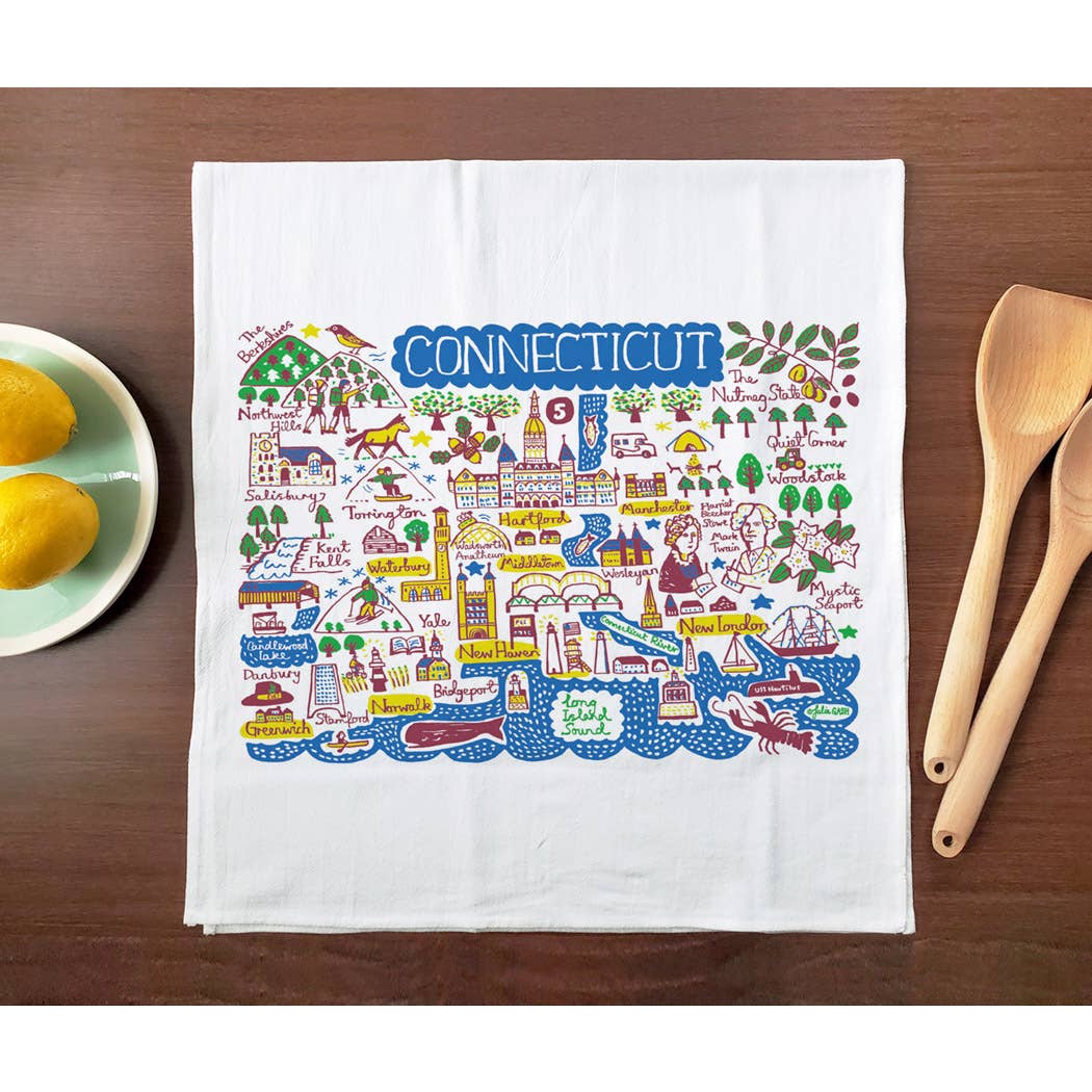 Allport Editions - Wholesale Tea Towel - Statescapes Towel Series - see all 29 States!6