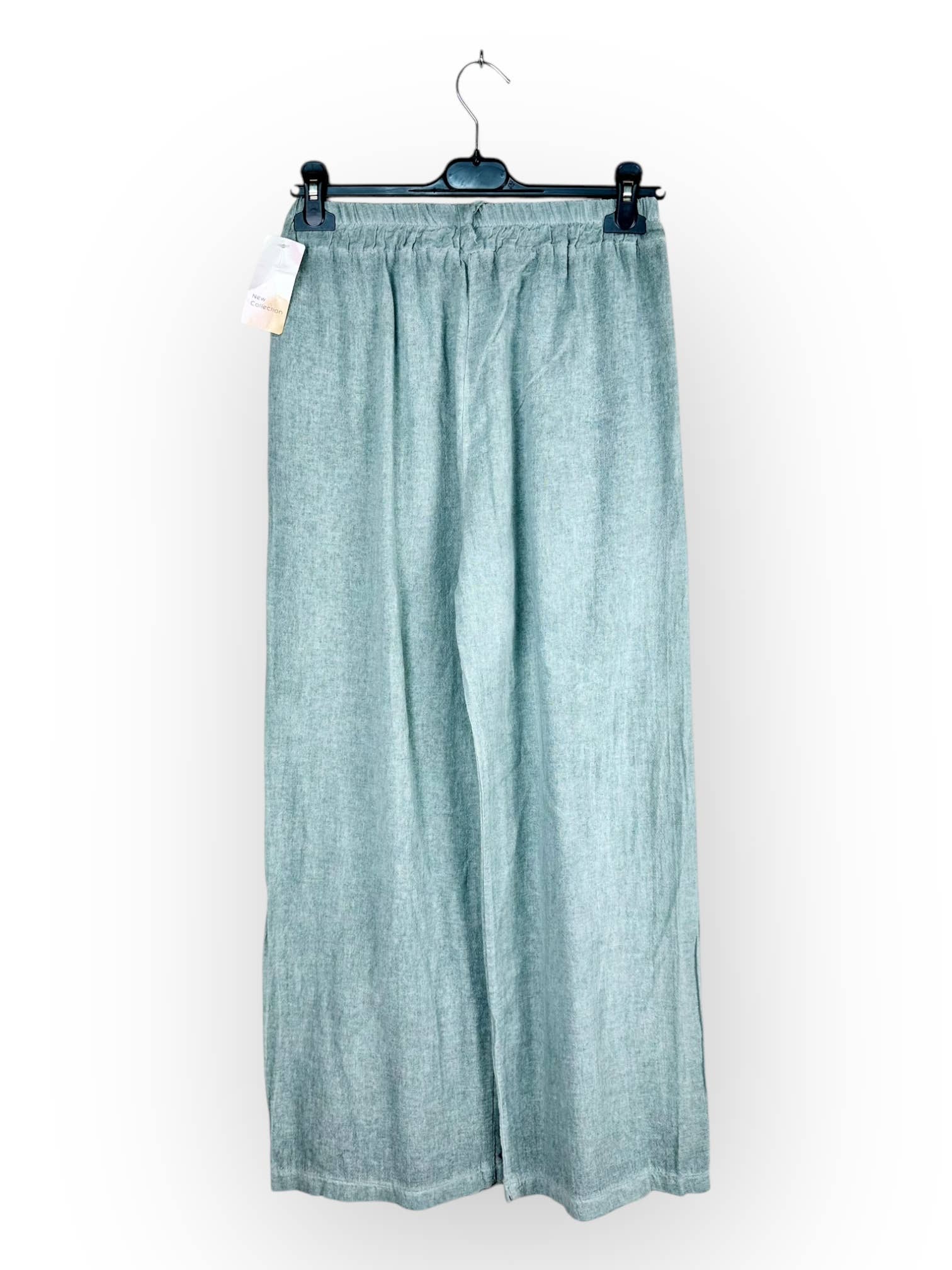 Lucky Nana - Wholesale Pants - Women's - SP 80374 - PLAIN LINEN AND COTTON PANTS5