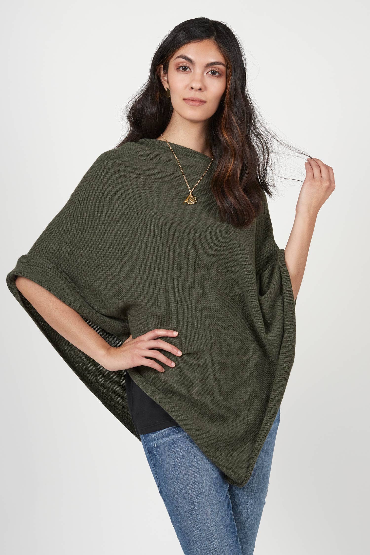 INDIGENOUS Impact Fashion - Wholesale Poncho - Women's - Essential Poncho0