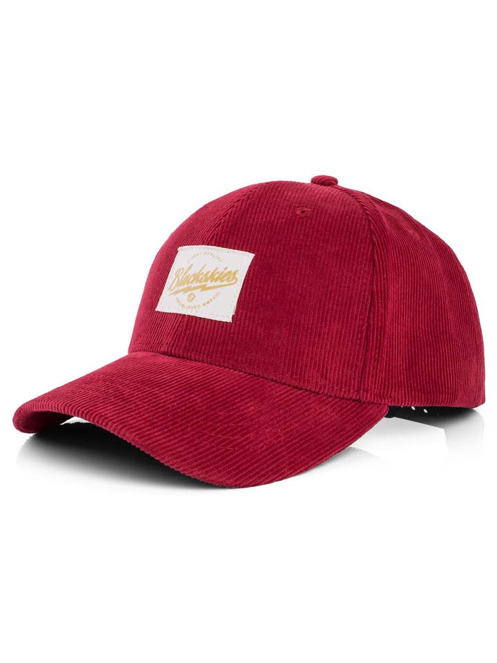 Cord Baseball Hat Crimson for wholesale by Blackskies