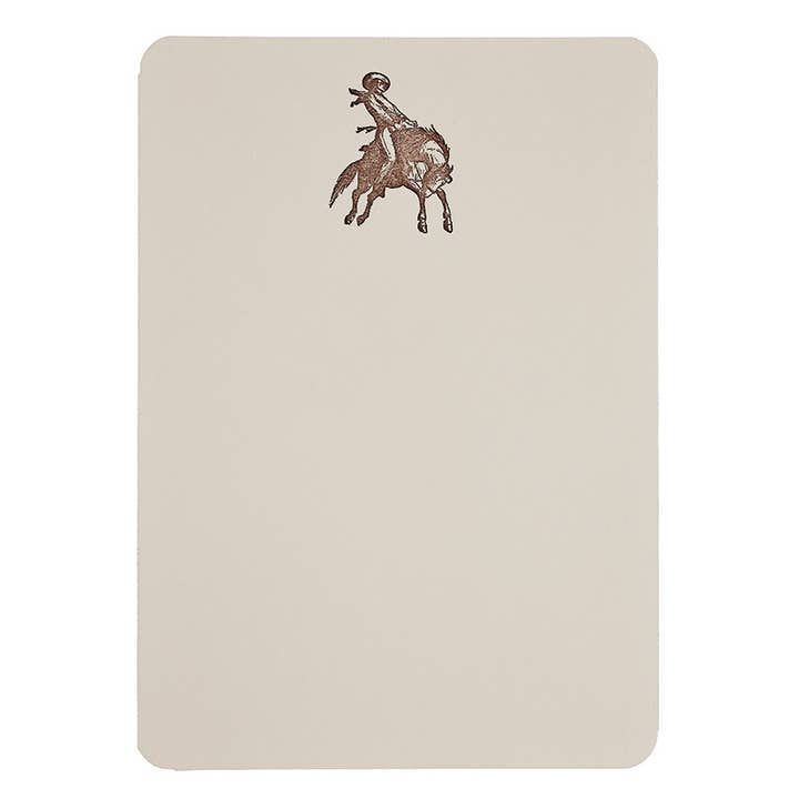 Bucking Bronco - Cartes de notes en boîte Tails pour la vente par folio press & paperie