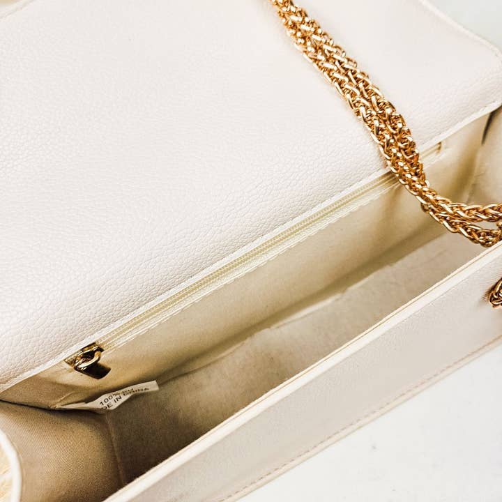 Ibiza Boutique - Wholesale Shoulder Bag - Women's - Beige Birds shoulder bag2