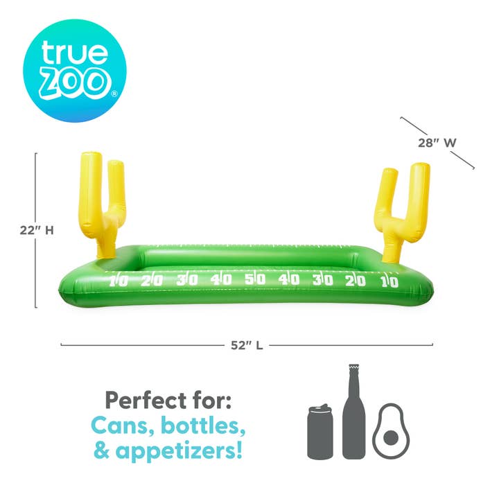 TRUE - Wholesale Cooler/Cooler Bag - TrueZoo Inflatable Tabletop Football Field Cooler Bar
