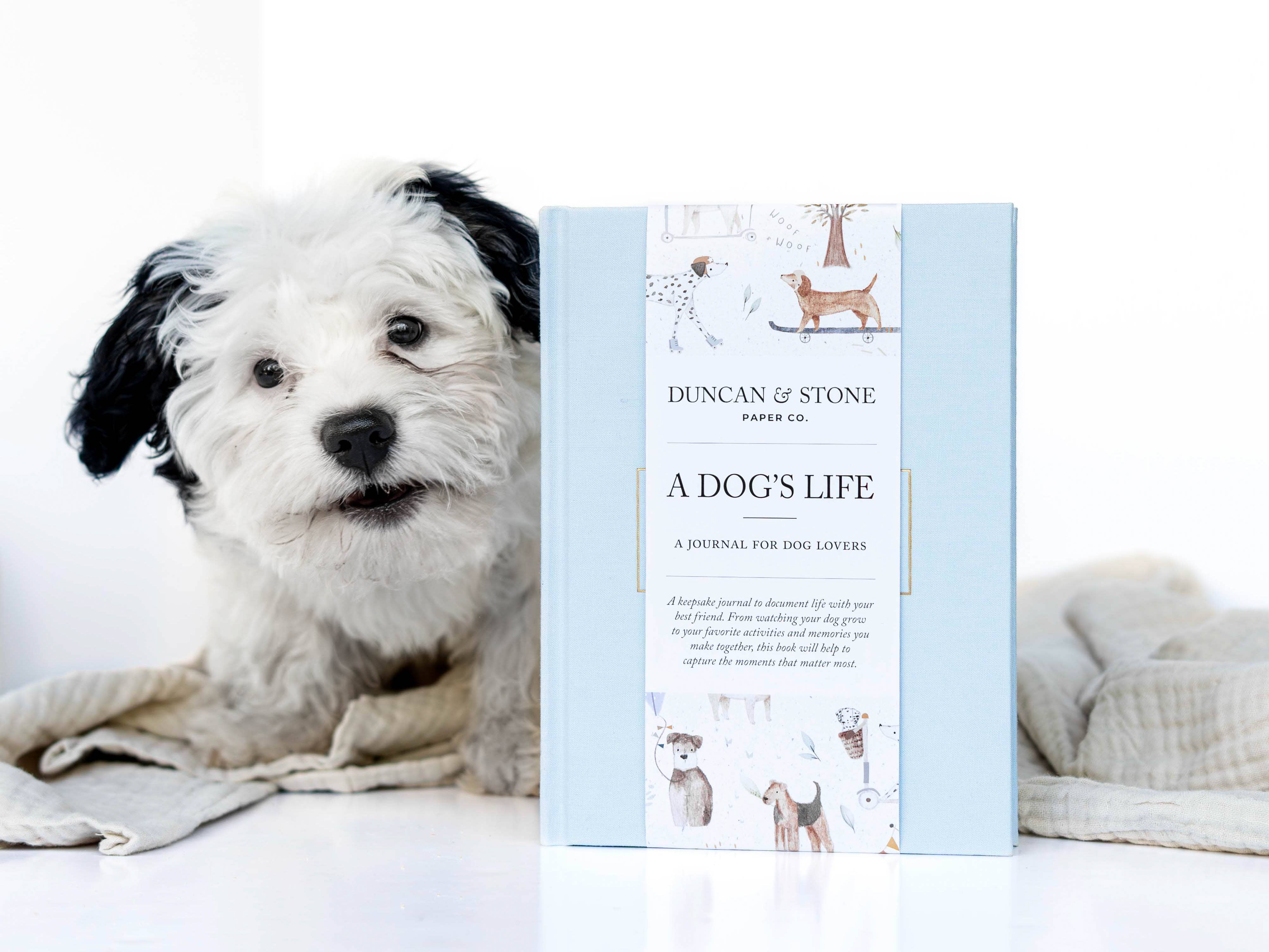 Duncan & Stone Paper Co. – wholesale Journal/diary – Dog Memory Book and Puppy Keepsake Journal | Perfect Gift1