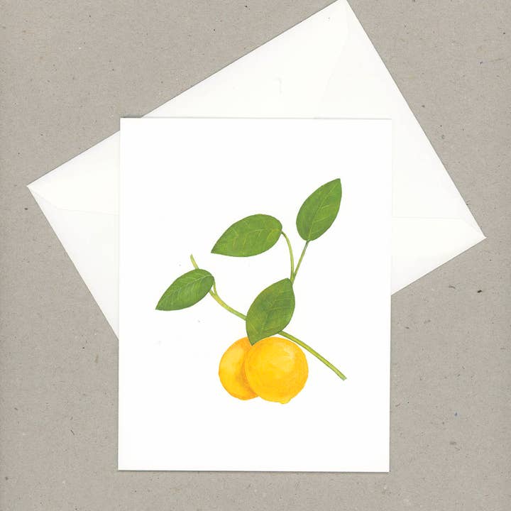 VMazzoni - Wholesale Stationery/Notecard Set - Boxed Lemon Note Card Set of Six1