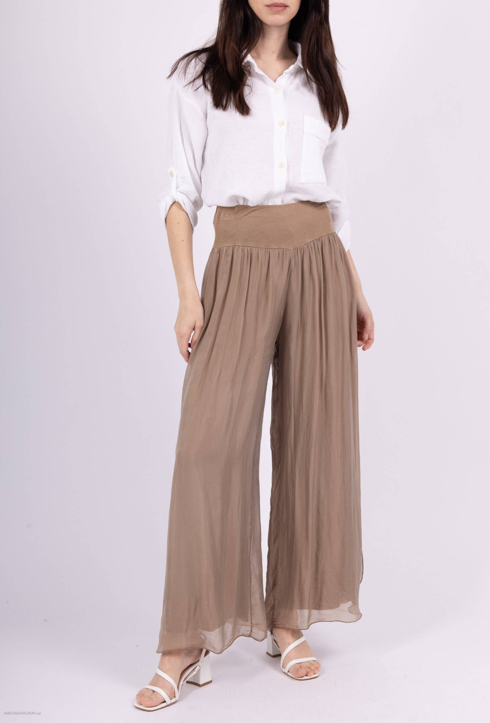 Shyloh - Vente Pantalon – femme - Pantalon soie ouvert sur les côtés du bas 2046413