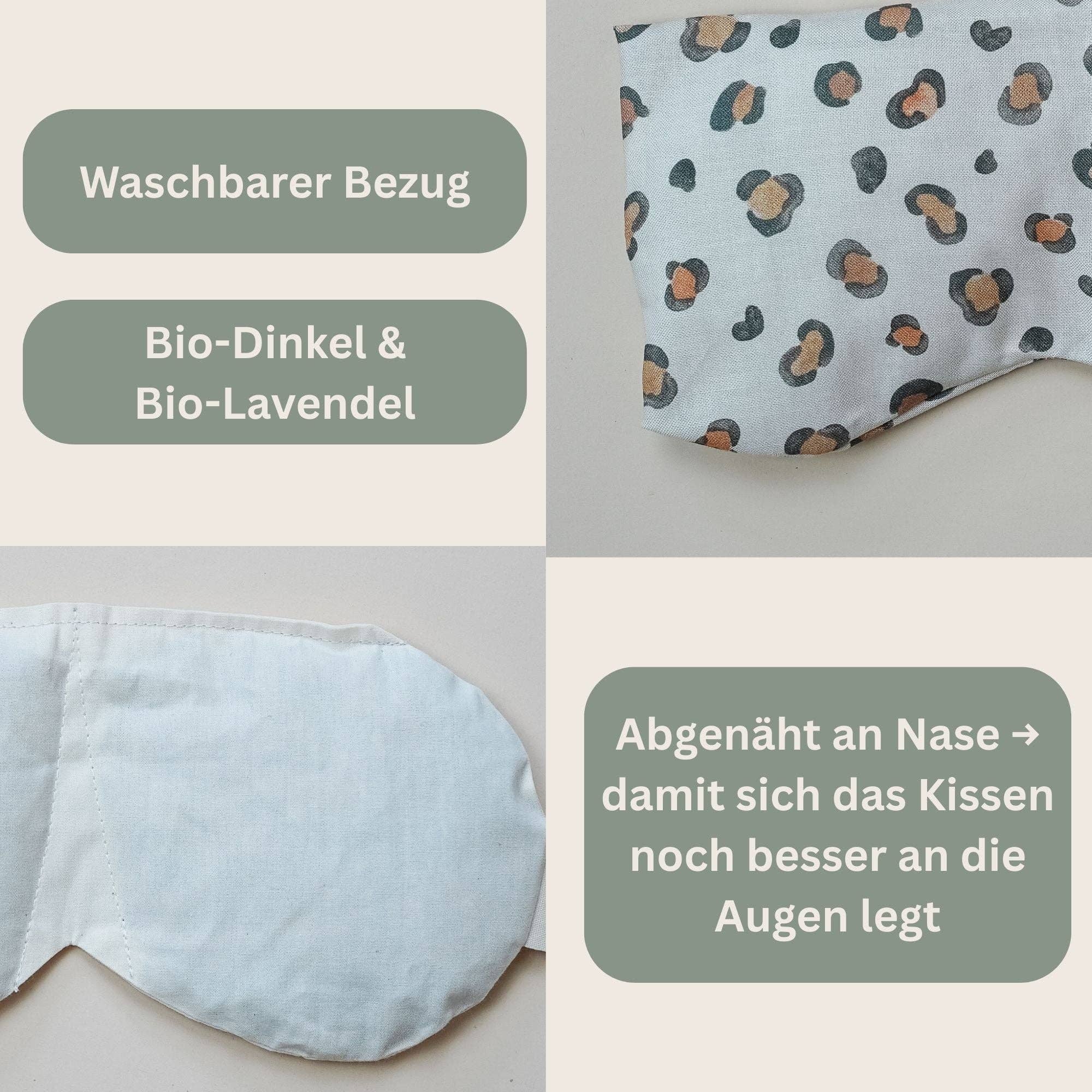 Tochter von Walter – Almofada de spa/terapia por atacado – Almofada para os olhos padrão de leopardo claro2