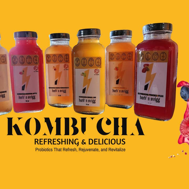 HERB'N SWIGG – wholesale Kombucha – Kombucha-te 12 oz