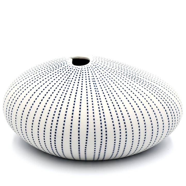 1142W26 PEBBLE MX-Handcrafted Porcelain Bud Vase for wholesale by Art Floral Trading LLC