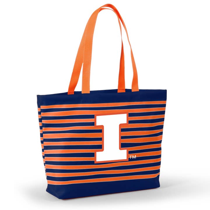 New! Illinois Tatum Tote Wavy Striped Tote by Desden for wholesale by Desden