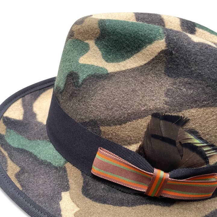 Cha Cha's House of Ill Repute – wholesale Fedora - Unisex – Camo Fedora